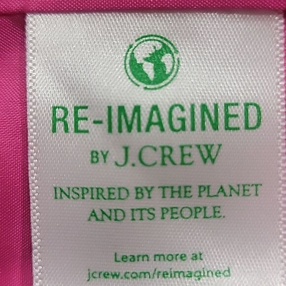 J. Crew Re-imagined Pink Linen Cotton Blended Blazer Jacket, Size 6P - Picture 4 of 6